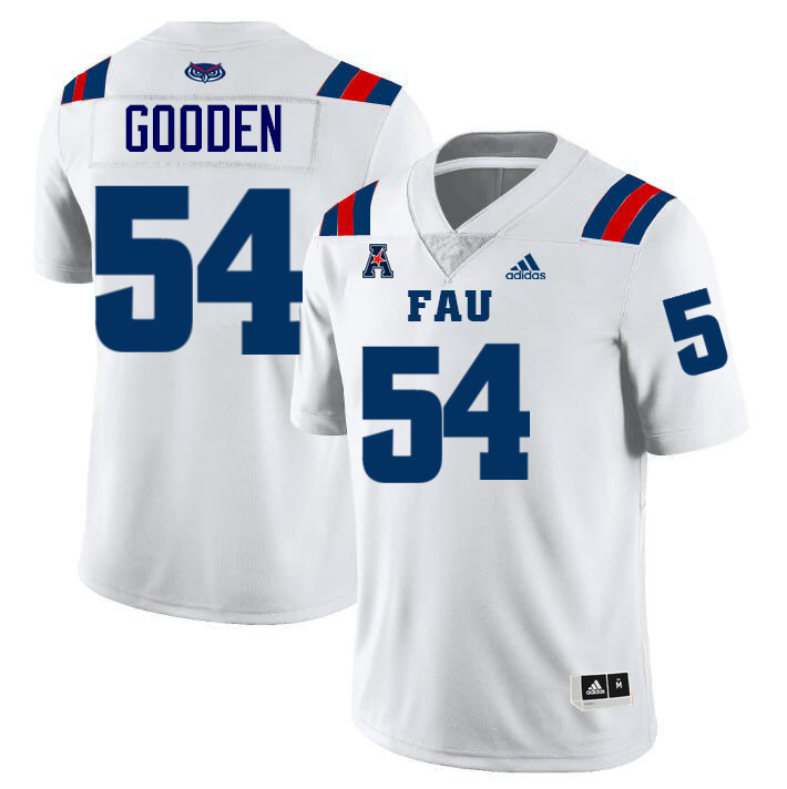 Cameron Gooden FAU Jersey,Florida Atlantic Owls Football Jersey,Uniforms,Gears-White